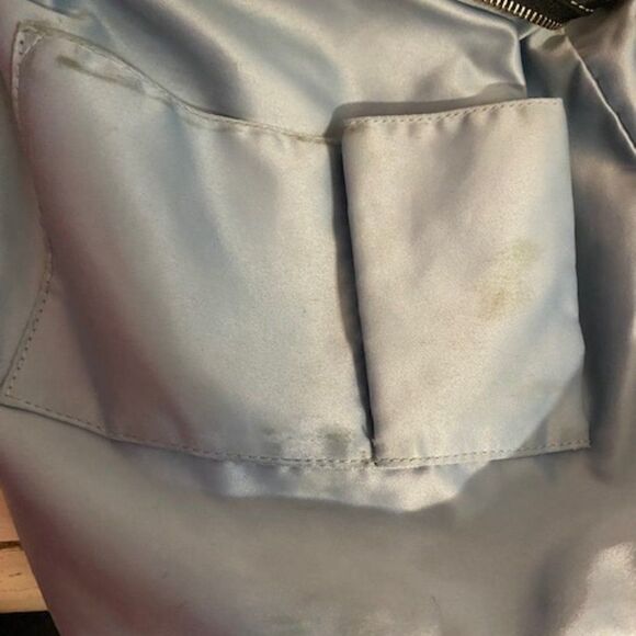 Coach #14710 Zoe Optic Black/Gray/Silver Signature Jacquard and Leather Trim - Picture 10 of 11